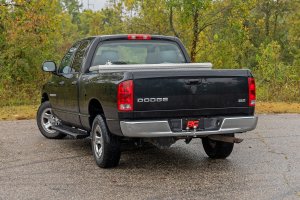 Dodge Ram 1500 Running Boards - Rough Country - HD2 Aluminum - Black - '02-'08